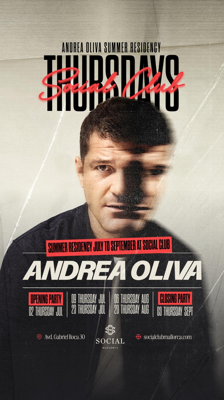 Andrea Oliva at Social Club