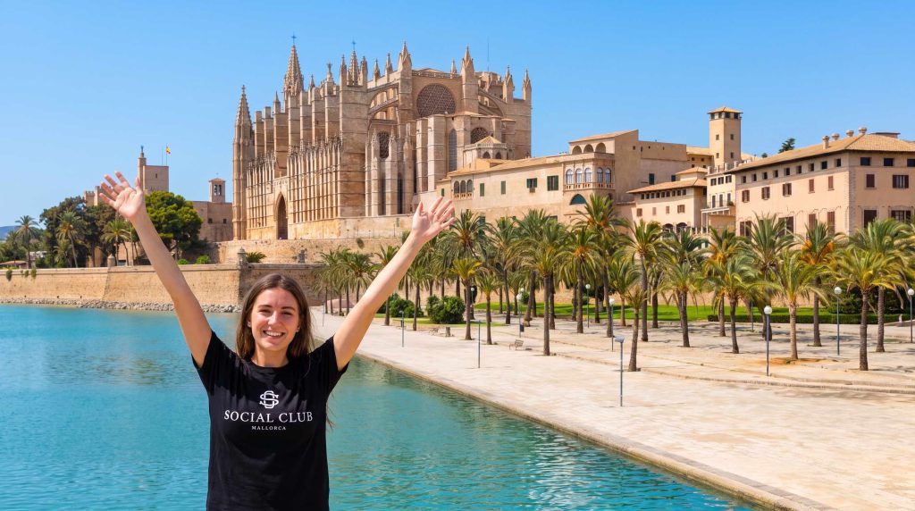 A girl enjoying things to do in Palma de Mallorca